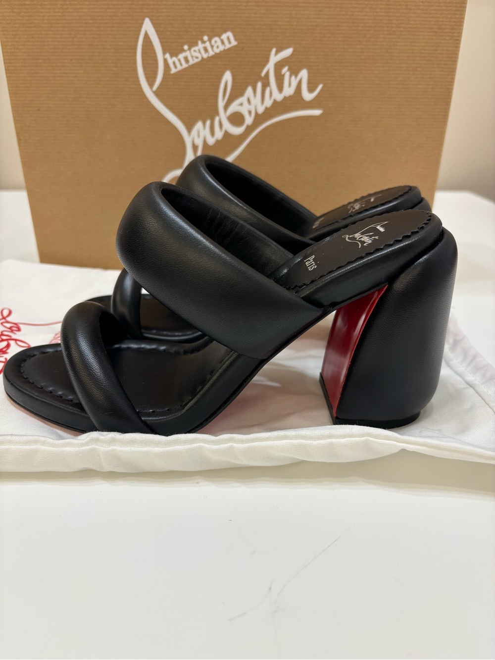 🖤 Christian Louboutin Inflama Sab 85 Sandals — NWT — Sz 36 - Picture 3 of 13